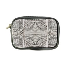 Monochrome Module Pattern Iv Coin Purse by kaleidomarblingart