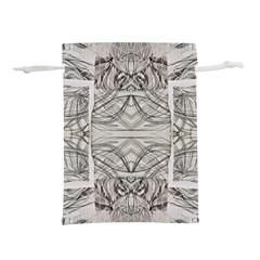 Monochrome Module Pattern Iv Lightweight Drawstring Pouch (s) by kaleidomarblingart