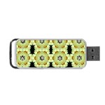 Summer Sun Flower Power Over The Florals In Peace Pattern Portable USB Flash (Two Sides) Front