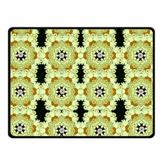 Summer Sun Flower Power Over The Florals In Peace Pattern Double Sided Fleece Blanket (small)  by pepitasart