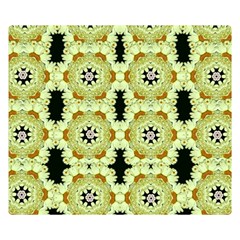 Summer Sun Flower Power Over The Florals In Peace Pattern Double Sided Flano Blanket (small)  by pepitasart