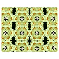 Summer Sun Flower Power Over The Florals In Peace Pattern Double Sided Flano Blanket (medium)  by pepitasart