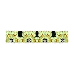 Summer Sun Flower Power Over The Florals In Peace Pattern Flano Scarf (mini) by pepitasart