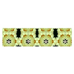 Summer Sun Flower Power Over The Florals In Peace Pattern Satin Scarf (oblong) by pepitasart