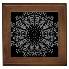 Gothic Mandala Framed Tile by MRNStudios