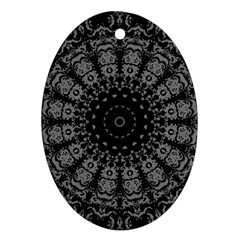 Gothic Mandala Ornament (oval) by MRNStudios