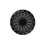 Gothic Mandala Hat Clip Ball Marker Front