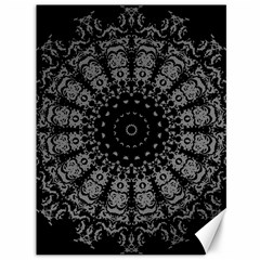 Gothic Mandala Canvas 36  X 48  by MRNStudios