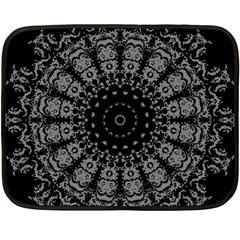 Gothic Mandala Fleece Blanket (mini) by MRNStudios