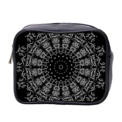 Gothic Mandala Mini Toiletries Bag (two Sides) by MRNStudios