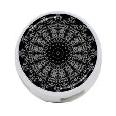 Gothic Mandala 4-port Usb Hub (two Sides) by MRNStudios