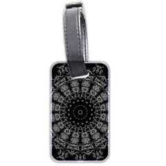 Gothic Mandala Luggage Tag (two Sides) by MRNStudios