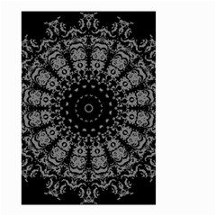 Gothic Mandala Small Garden Flag (two Sides) by MRNStudios