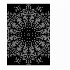 Gothic Mandala Large Garden Flag (two Sides) by MRNStudios