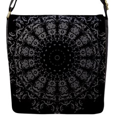 Gothic Mandala Flap Closure Messenger Bag (s) by MRNStudios