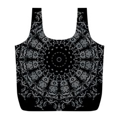 Gothic Mandala Full Print Recycle Bag (l) by MRNStudios