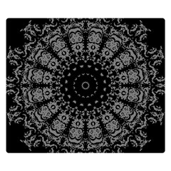 Gothic Mandala Double Sided Flano Blanket (small)  by MRNStudios