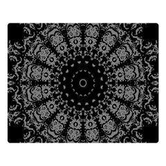 Gothic Mandala Double Sided Flano Blanket (large)  by MRNStudios