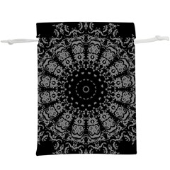 Gothic Mandala  Lightweight Drawstring Pouch (xl) by MRNStudios