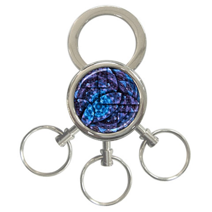 Dismembered Mandala 3-Ring Key Chain