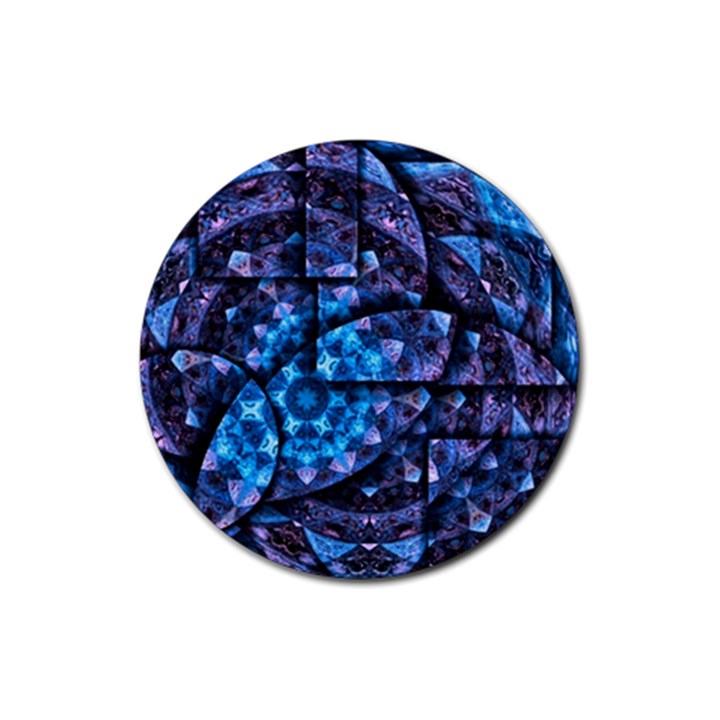 Dismembered Mandala Rubber Coaster (Round) 