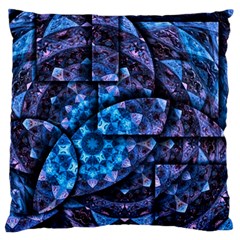 Dismembered Mandala Large Flano Cushion Case (two Sides) by MRNStudios