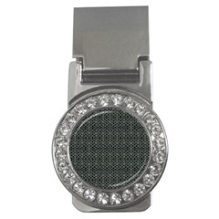 Iron Ornament Grid Pattern Money Clips (cz)  by dflcprintsclothing