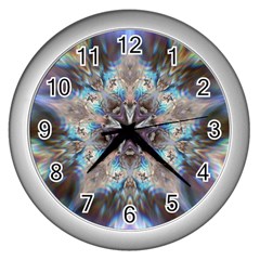 Five Points Wall Clock (silver) by MRNStudios