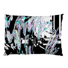 Digital Wave Pillow Case by MRNStudios