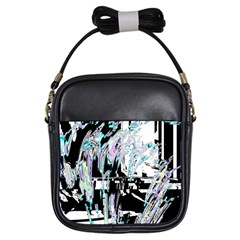 Digital Wave Girls Sling Bag by MRNStudios