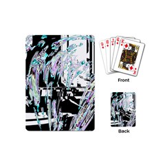 Digital Wave Playing Cards Single Design (mini) by MRNStudios