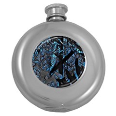 Sputnik Round Hip Flask (5 Oz) by MRNStudios