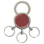 Brandy Brown 3-Ring Key Chain Front