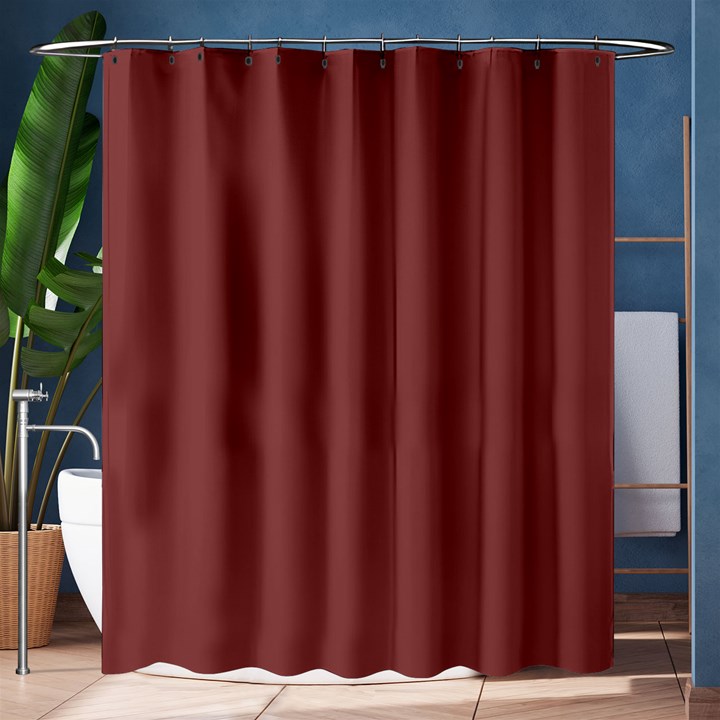 Brandy Brown Shower Curtain 60  x 72  (Medium) 