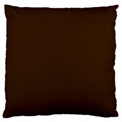 Brunette Brown Large Flano Cushion Case (two Sides) by FabChoice