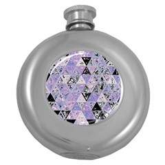 Candy Glass Round Hip Flask (5 Oz) by MRNStudios