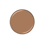 Cafe Au Lait Brown Hat Clip Ball Marker (10 pack) Front