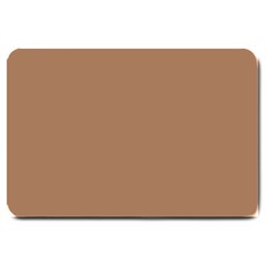 Cafe Au Lait Brown Large Doormat  by FabChoice