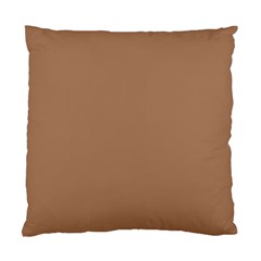 Cafe Au Lait Brown Standard Cushion Case (two Sides) by FabChoice