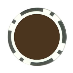 Cafe Noir Brown Poker Chip Card Guard (10 Pack) by FabChoice