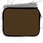 Cafe Noir Brown Apple iPad 2/3/4 Zipper Cases Front