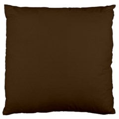 Cafe Noir Brown Standard Flano Cushion Case (two Sides) by FabChoice