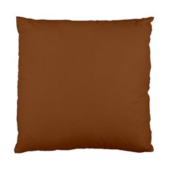 Caramel Cafe Brown Standard Cushion Case (One Side)