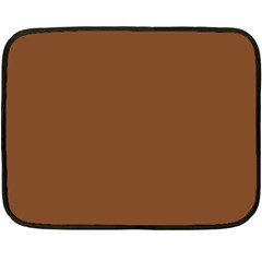 Caramel Cafe Brown Fleece Blanket (Mini)