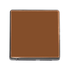 Caramel Cafe Brown Memory Card Reader (Square 5 Slot)