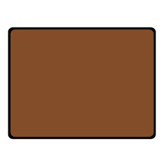 Caramel Cafe Brown Fleece Blanket (Small)