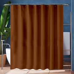 Caramel Cafe Brown Shower Curtain 60  x 72  (Medium) 