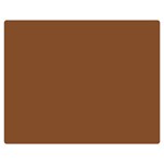 Caramel Cafe Brown Double Sided Flano Blanket (Medium)  60 x50  Blanket Front