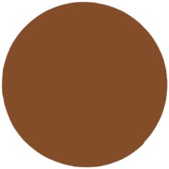 Caramel Cafe Brown Wooden Puzzle Round