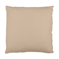 Frosted Almond Brown Standard Cushion Case (one Side) by FabChoice